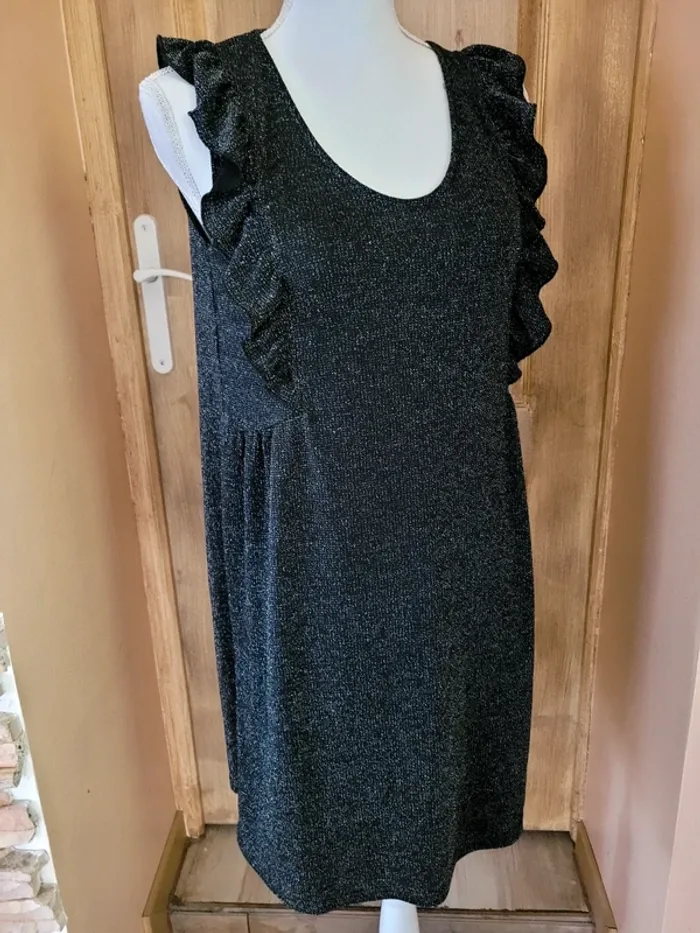 Robe noir à paillette femme taille M neuve - photo numéro 4