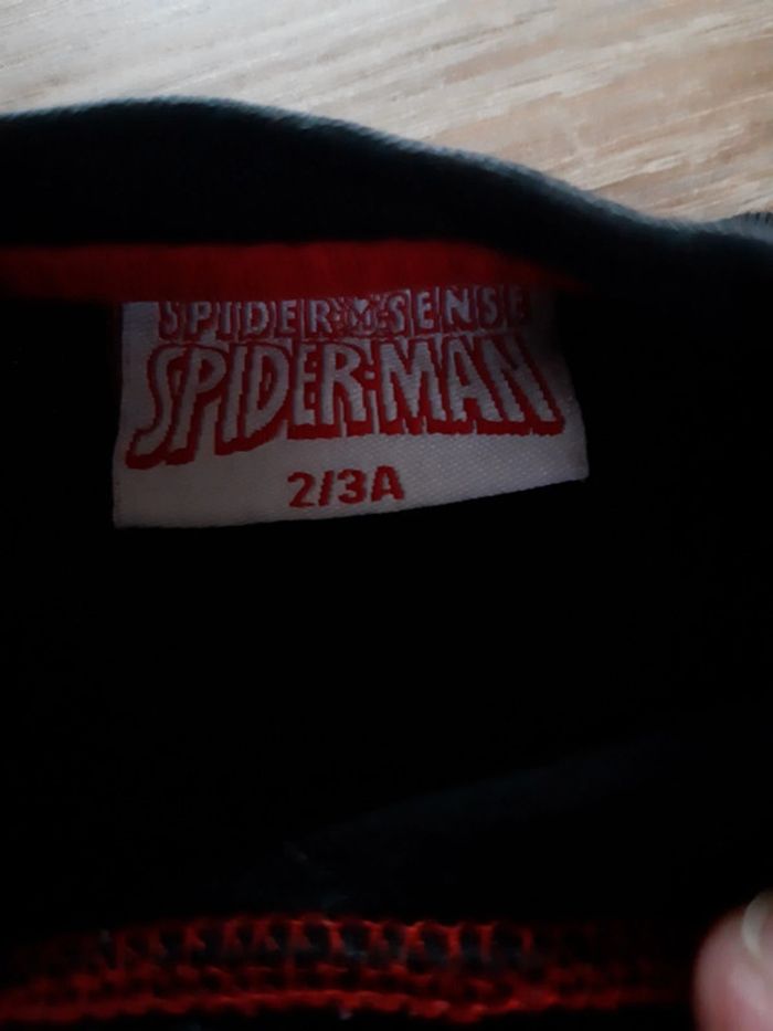Maillot manches longues 2 3 ans spiderman - photo numéro 4