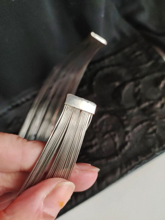 Ras du cou collier en métal multicouche - photo numéro 6