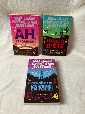 Série Amy Green répond à vos questions: 3 livres de Sarah Webb (3€)