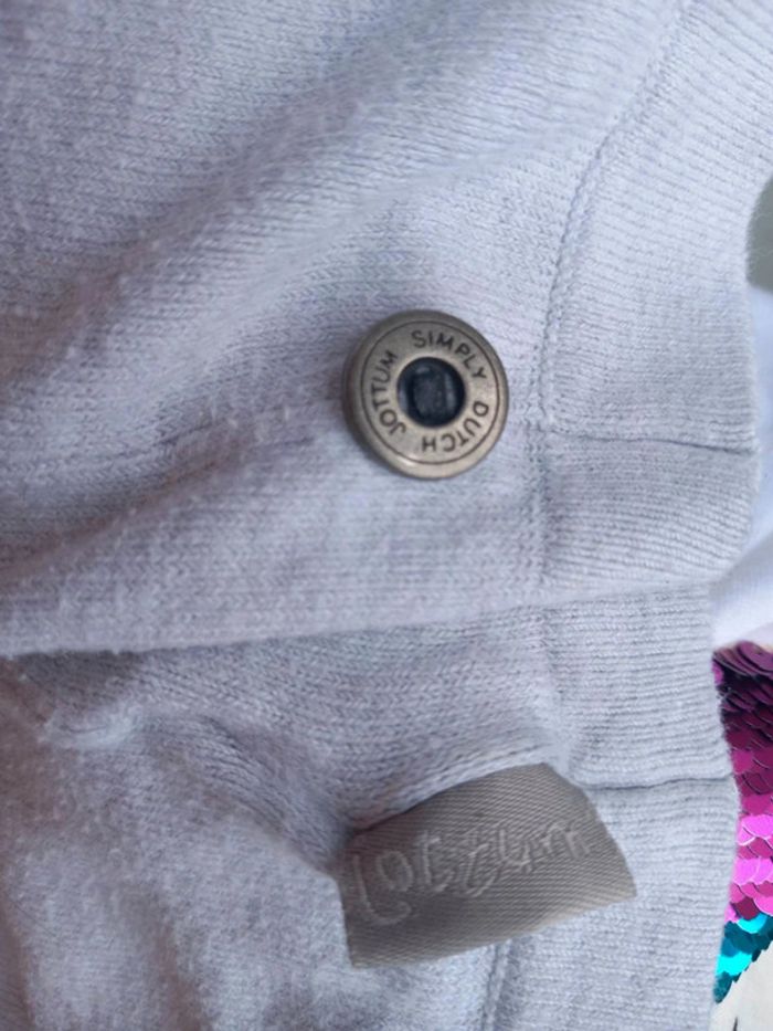 Gilet bolero gris perle. Jottum. Taille 12 ans. - photo numéro 5