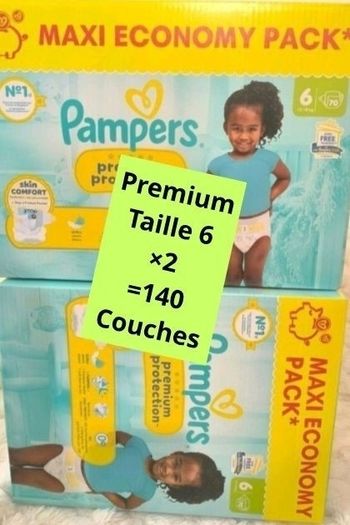 Couches pampers taille 6 premium