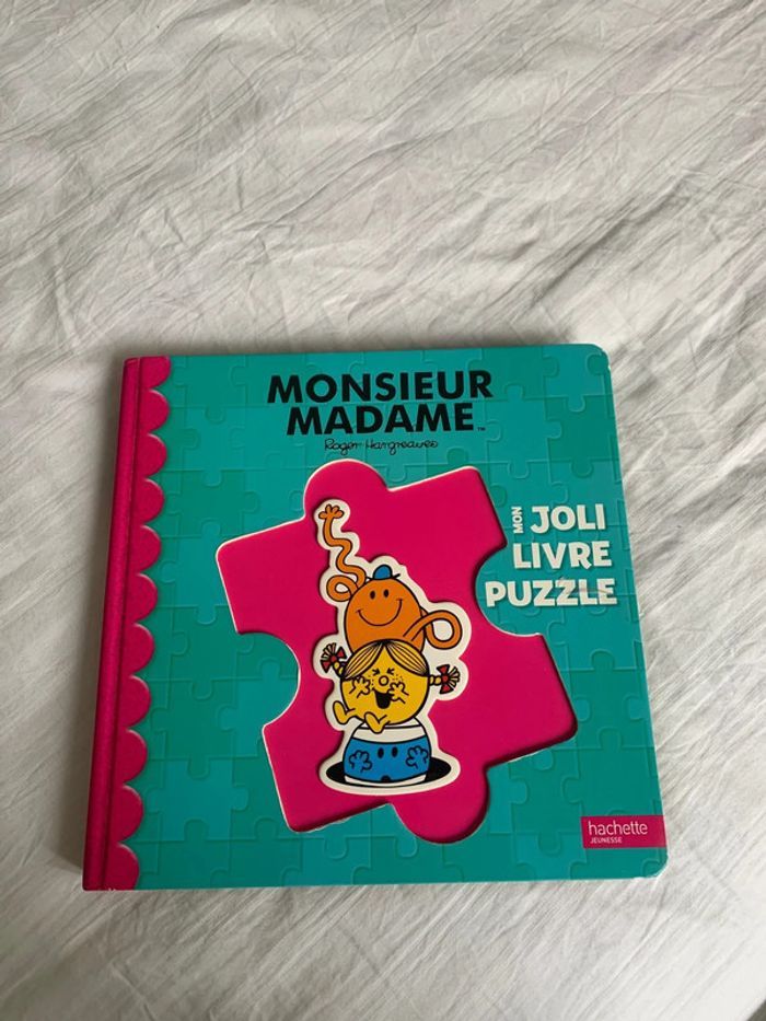 Livre puzzle Monsieur Madame