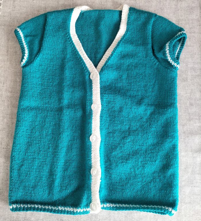 gilet manches courtes 10 ans