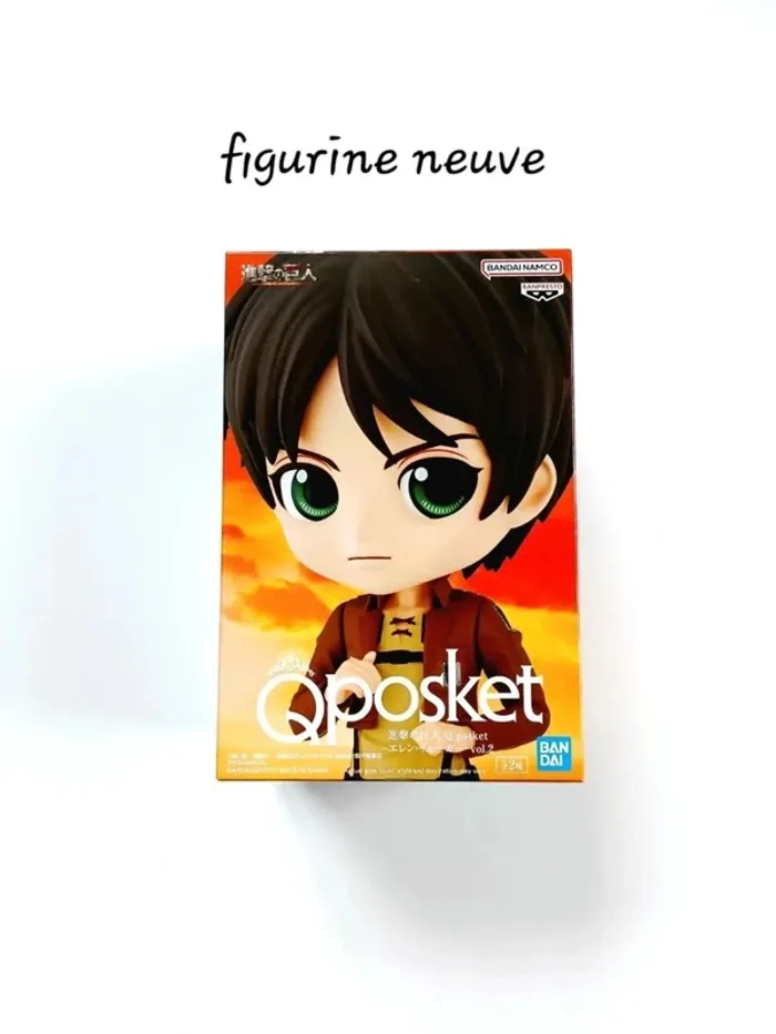 Figurine Attack on Titan Q Posket Eren Yaeger vol2 ver B 14cm