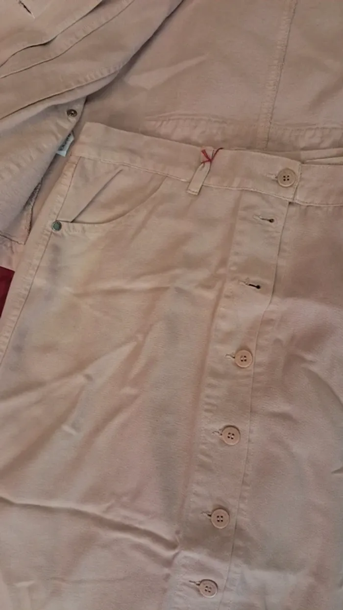 Ensemble Paul david Benson rose beige comme neuf 40 - photo numéro 8