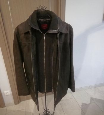 Manteau en cuir