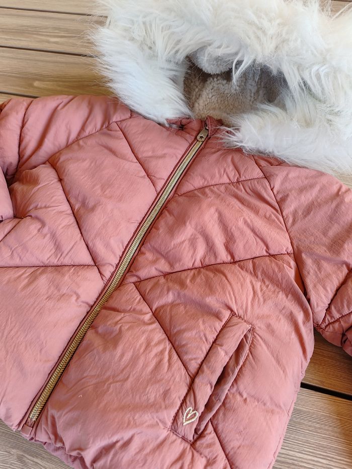 Doudoune vieux rose Vertbaudet T 3 ans