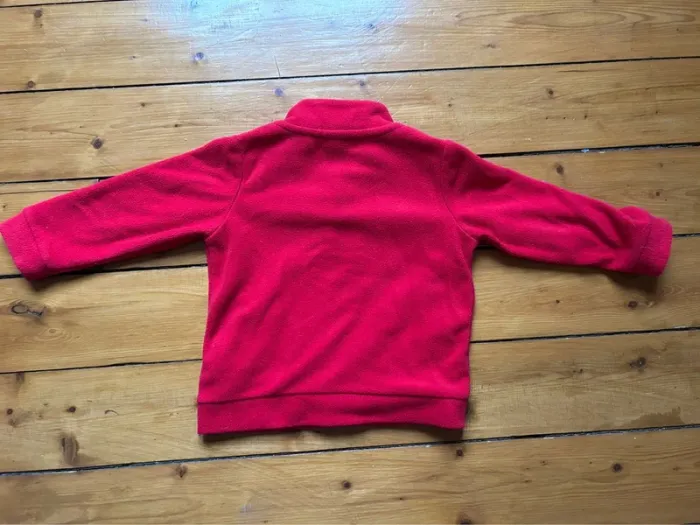 Polaire rouge 18 mois - photo numéro 3