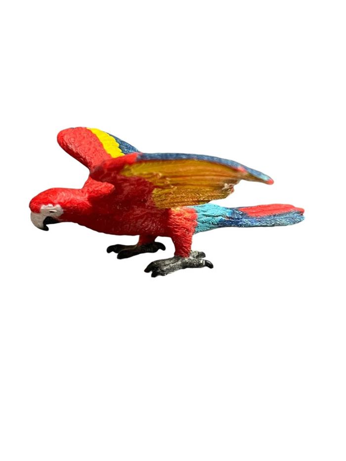 Figurine oiseau perroquet ara écarlate/rouge Schleich 14737 - photo numéro 2
