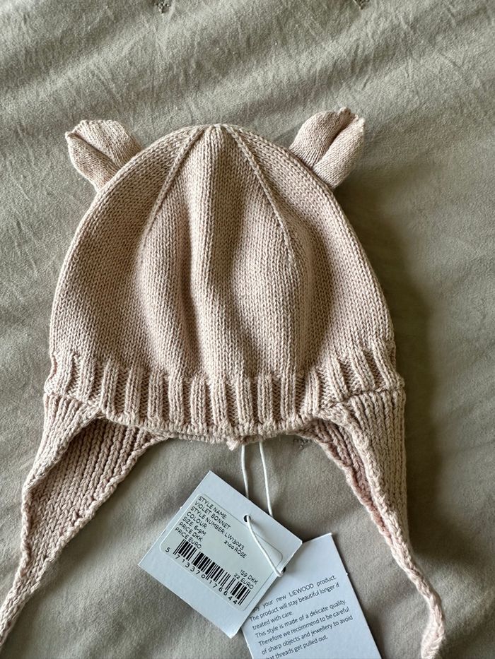 Bonnet liewood bébé rose - photo numéro 2