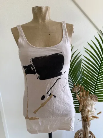 TEE shirt débardeur femme