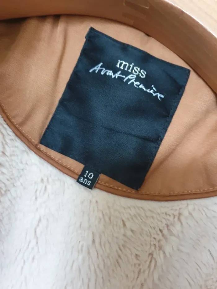Manteau Caban Hiver Miss Avant Première Taille 10 ans - photo numéro 3