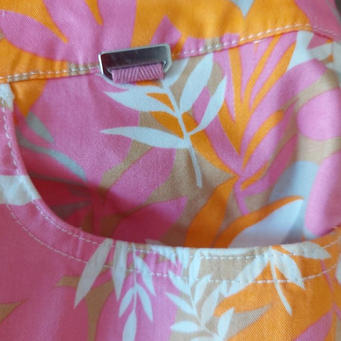 Dos nu et jupe imprimé rose orange escada sport - photo numéro 7