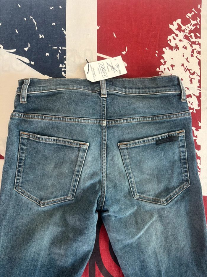 Jeans coupe slim Prada taille 38 bleu marine coupe slim - photo numéro 8