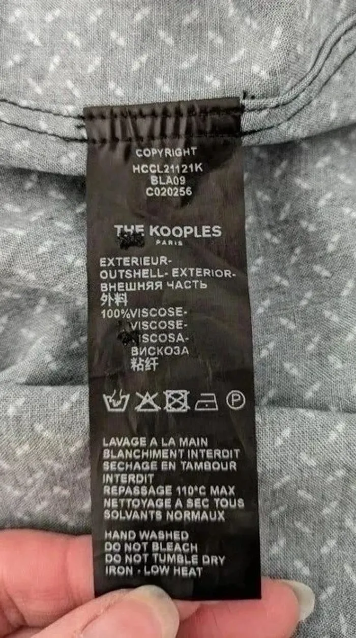 Chemisier à motifs - The Kopples - taille M - photo numéro 4