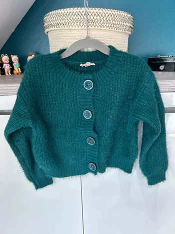 Gilet fourrure pailletée - DPAM- 5 ans