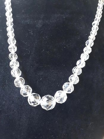 Magnifique collier cristal