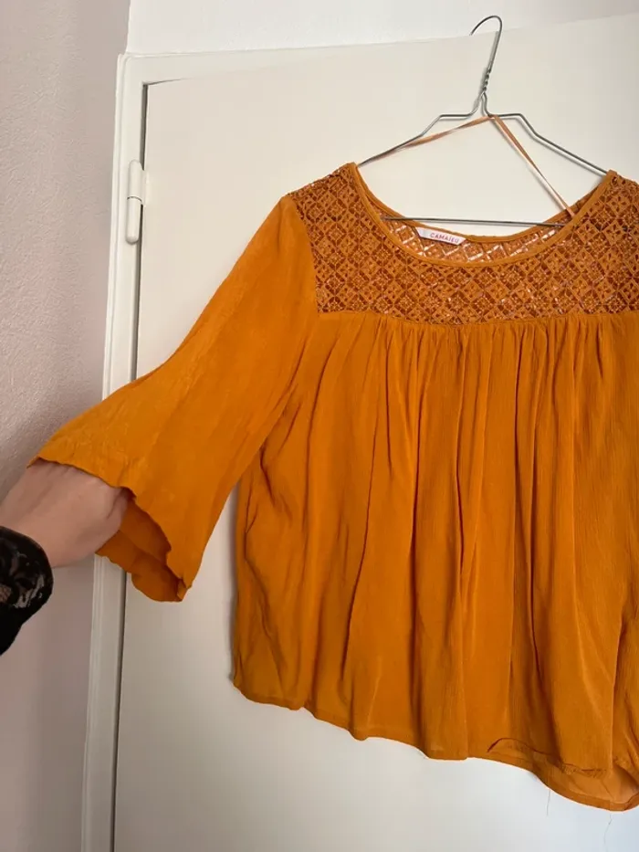 Blouse moutarde - photo numéro 2