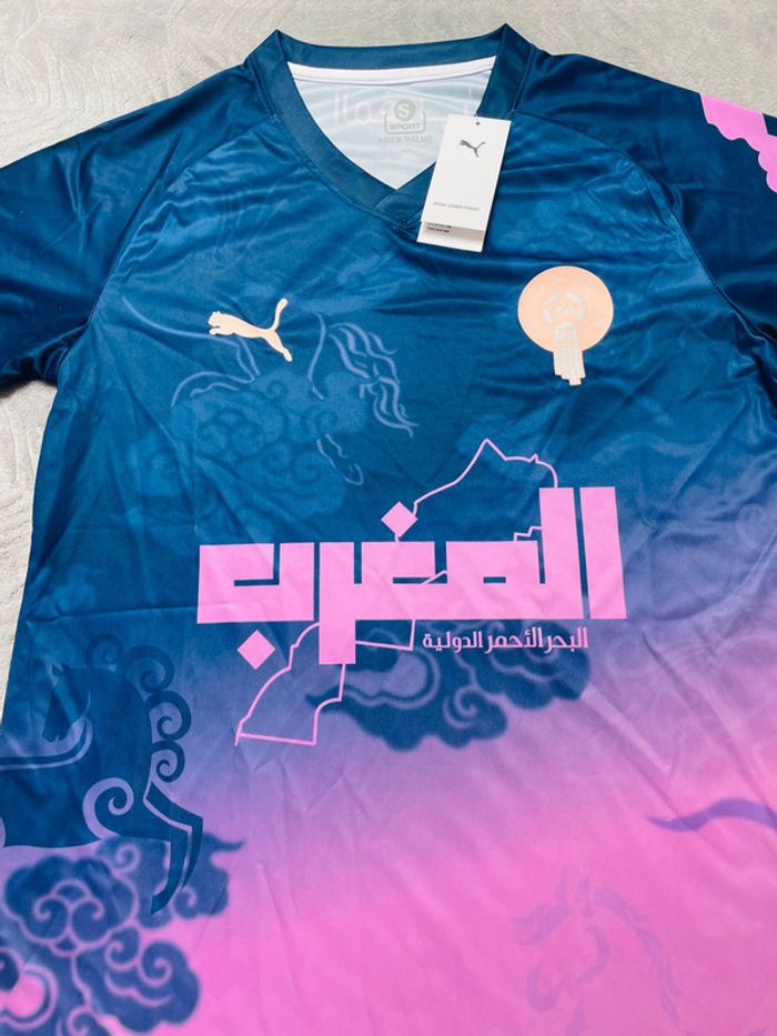 Maillot concept foot Maroc violet taille S - photo numéro 4