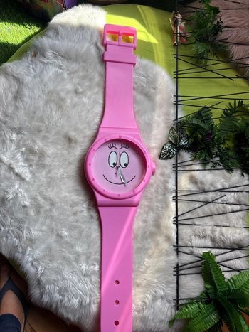 Horloge géante Barbapapa - chambre enfant
