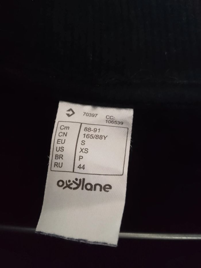 Veste de sport noire en coton taille S - photo numéro 3