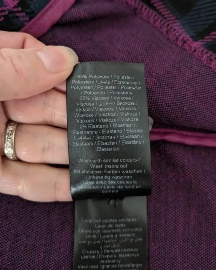 Veste légère à carreaux - ICHI - taille L - photo numéro 6