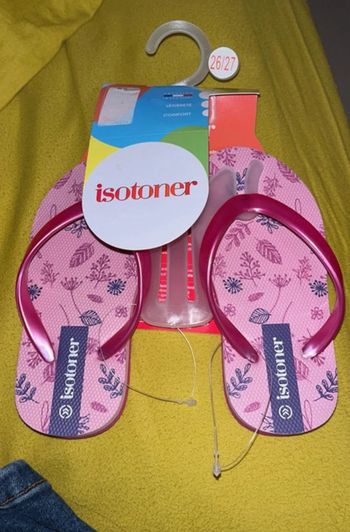 Tongs filles 25 isotoner