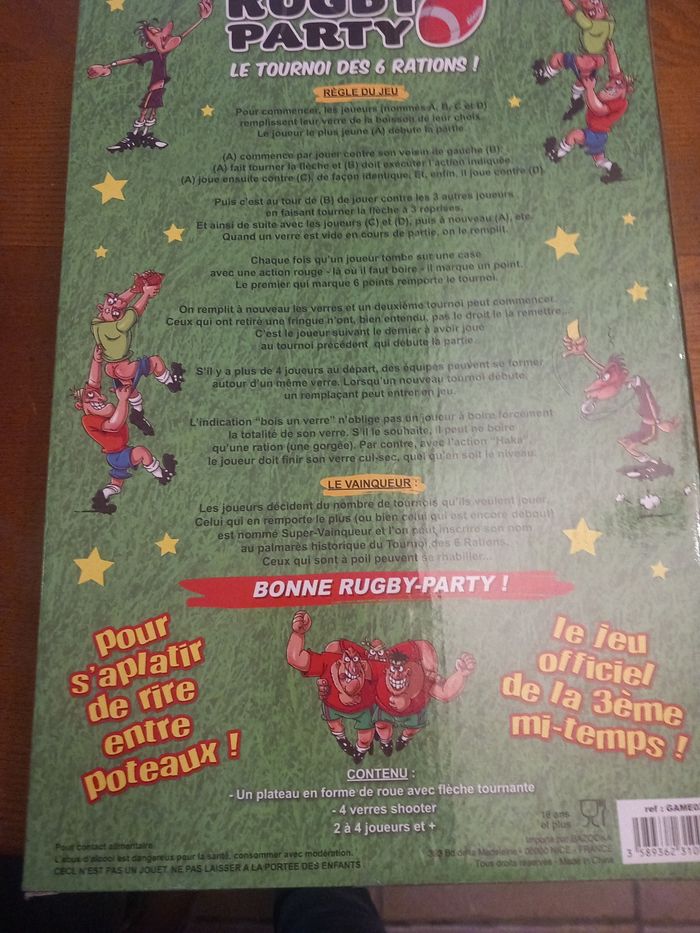 Jeu rugby party - photo numéro 3