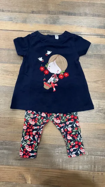 T-shirt manches courtes legging