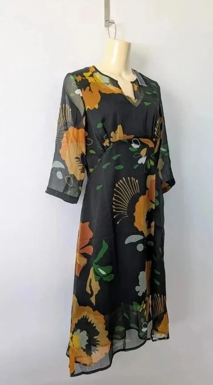 Robe d'été neuve mi-longue - Trend - taille 38 - photo numéro 2