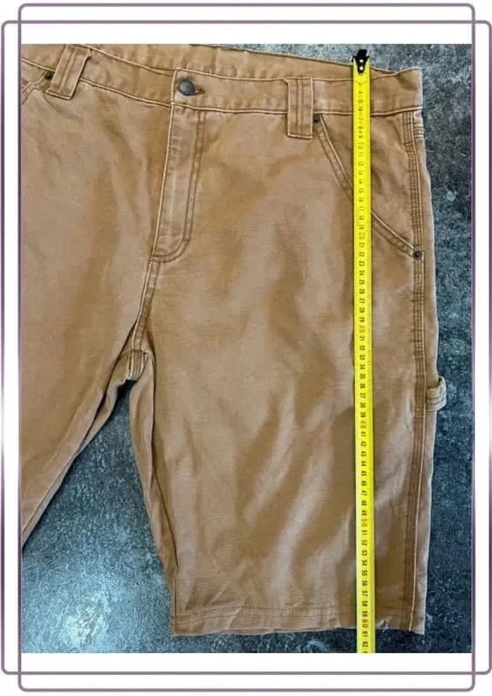 Short carpenter camel homme RK Brand 40x30 Pantaloncini carpentiere uomo Zimmermannsshorts Herren - photo numéro 4