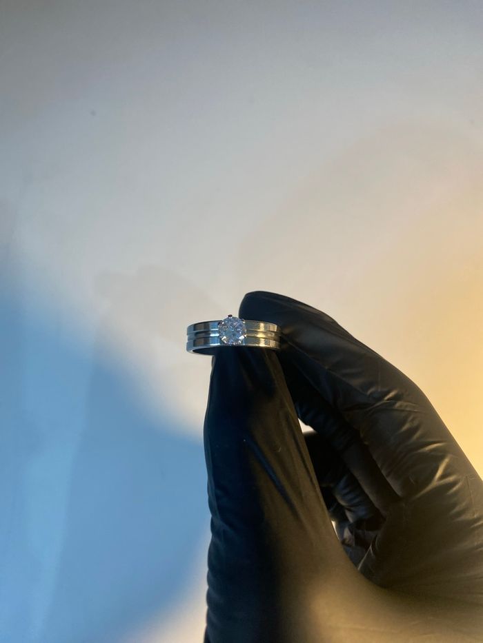 Bague avec diamant - photo numéro 5