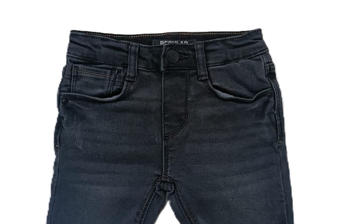 Jean gris anthracite multipoche. Effet griffe. Zara. Taille 9-12 mois. 80 cm - photo numéro 2