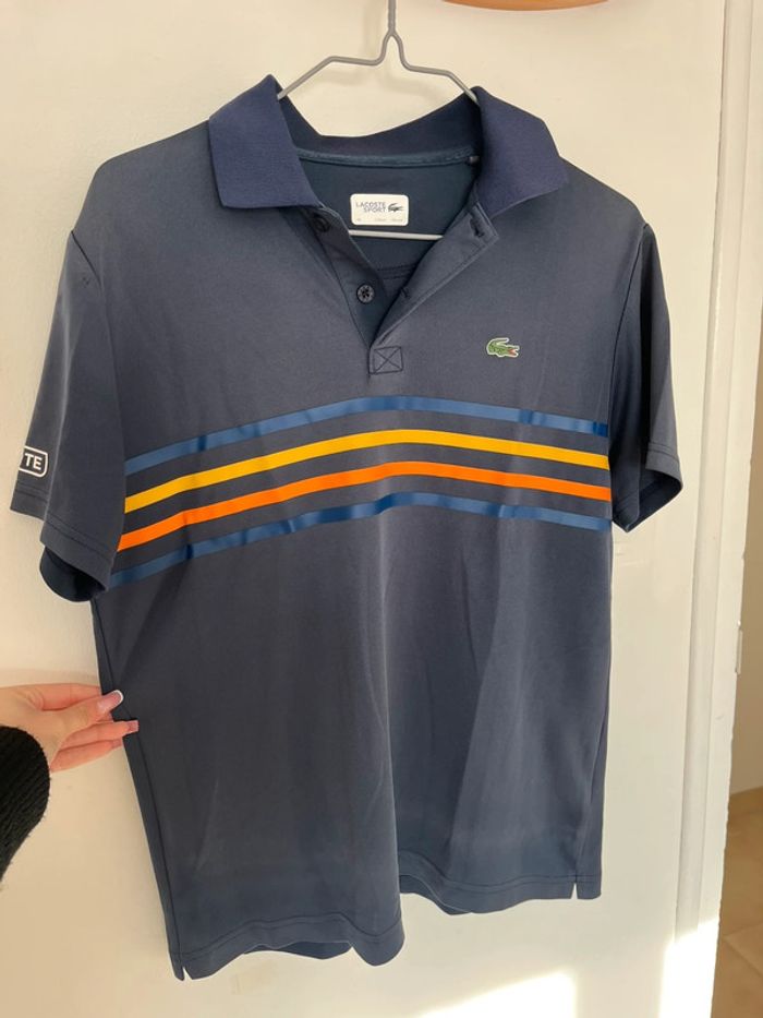 Polo bleu marine Lacoste - photo numéro 2