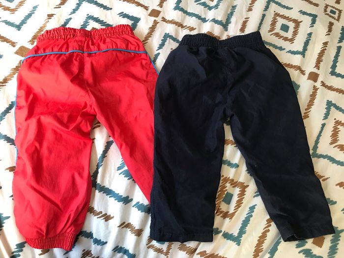 Lot 2 pantalons jogging - photo numéro 2