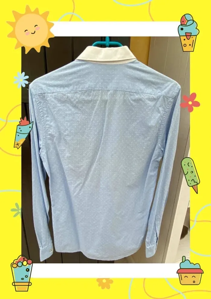 Chemise slim bleue Jules S 36 - photo numéro 5