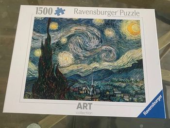 Puzzle 1500 pièces Ravensburger la nuit étoilée van gogh