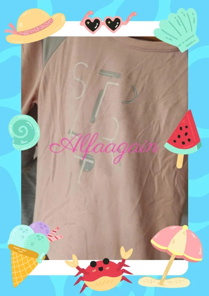 Ensemble sport kalenji rose gris 10ans - photo numéro 3