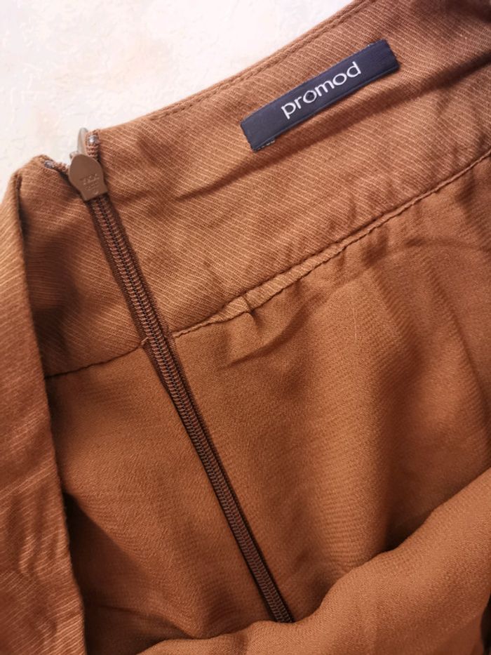 Jupe marron camel 40/42 - photo numéro 3
