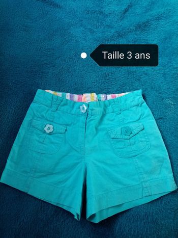 Short fille 3 ans