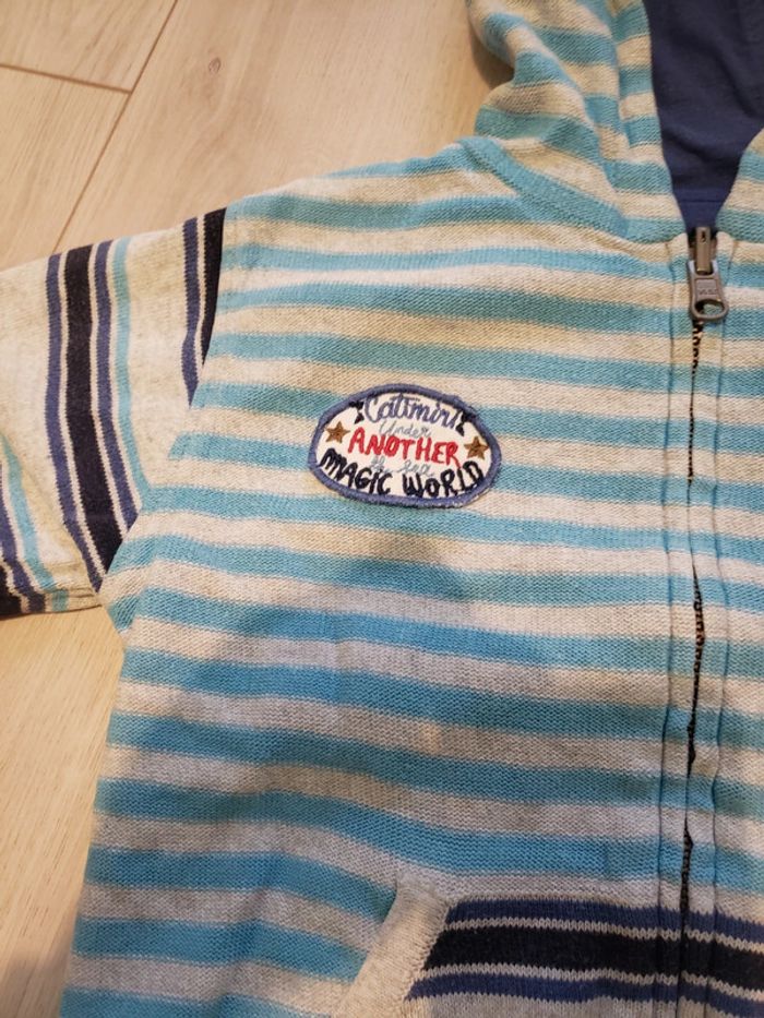 Gilet réversible garçon catimini 3 ans - photo numéro 2