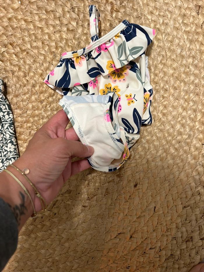 Lot de 2 maillots de bain bébé fille TAO - photo numéro 3