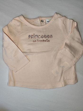 T-shirt manches longues 3 mois 