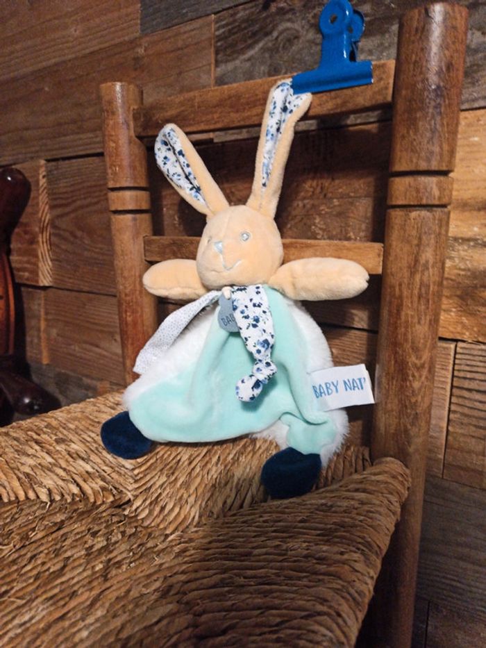 Doudou lapin Poupi baby Nat tbe - photo numéro 3