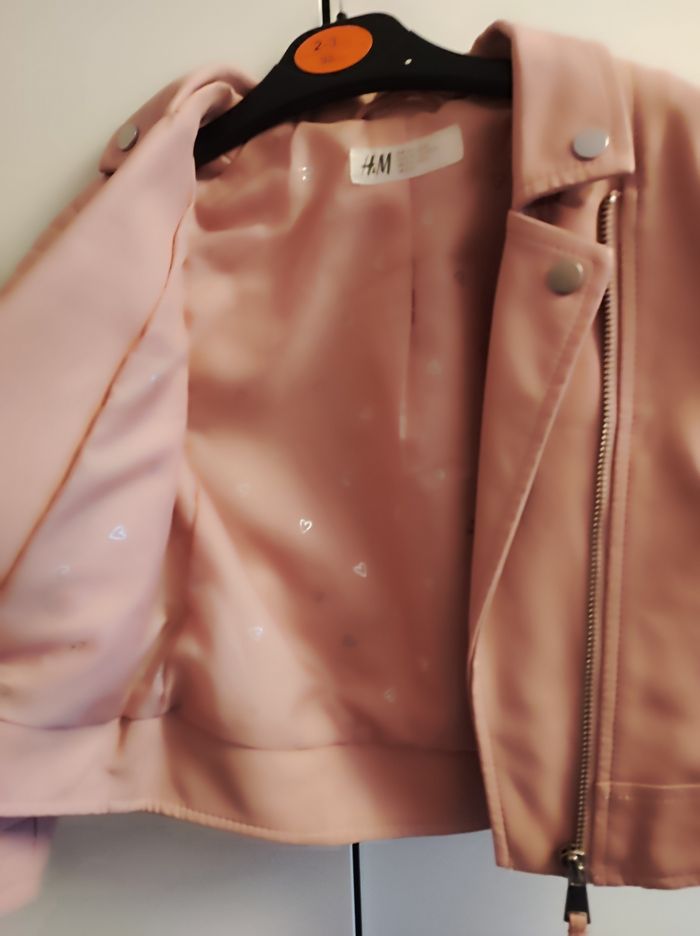 Veste rose H &M 4 ans 104 cm - photo numéro 8