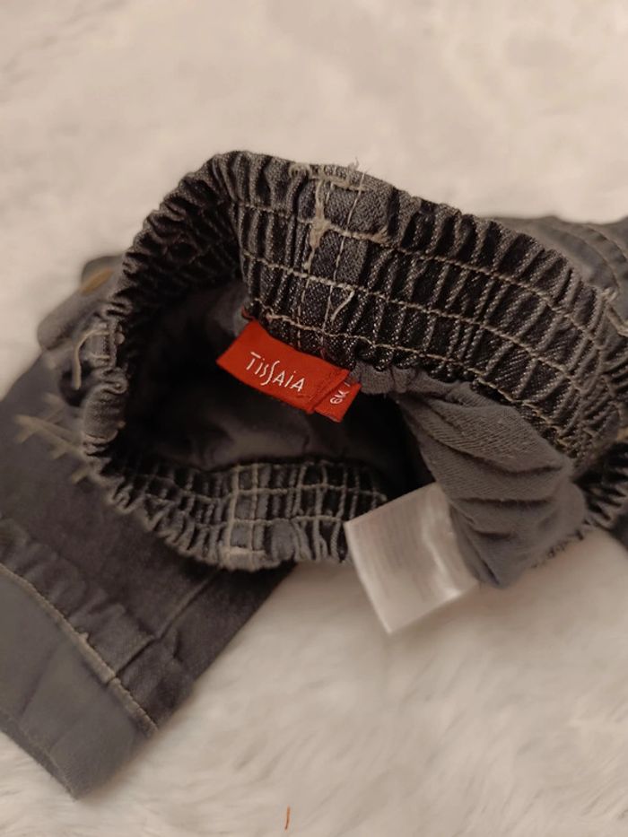 Jean taille élastique T. 6 mois Tissaia - photo numéro 8