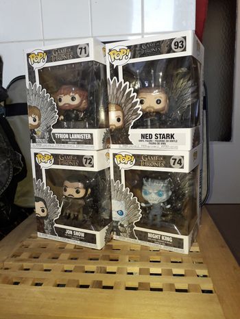 Lot de 4 Funko Pop Game Of Thrones GOT 71 72 74 93