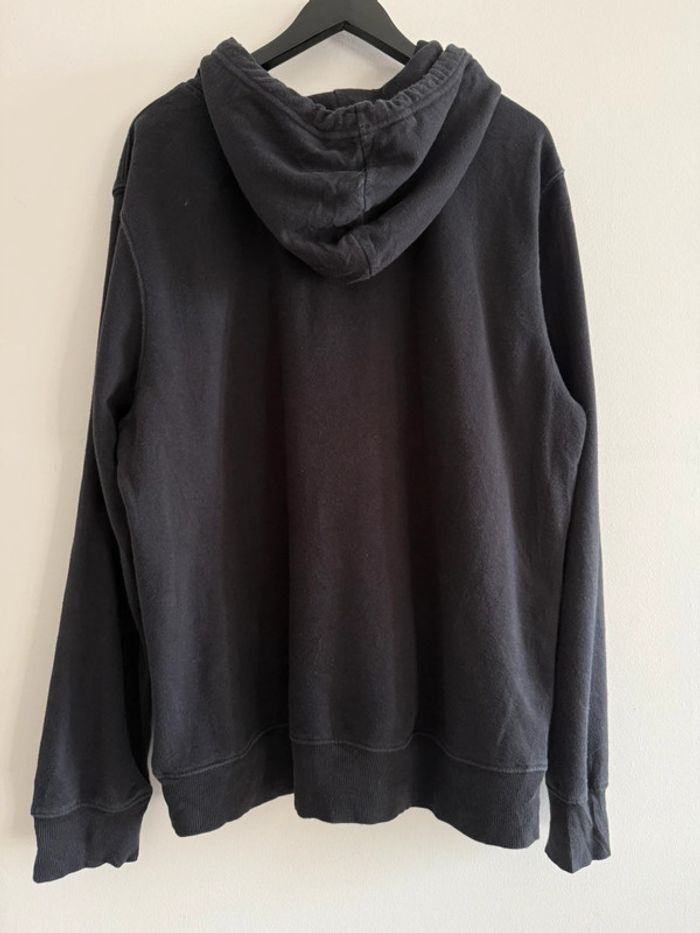 Pull / Sweat à capuche The North Face taille L couleur noir logo blanc - photo numéro 5