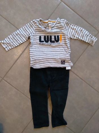 Ensemble 18 mois garçons lulu castagnette